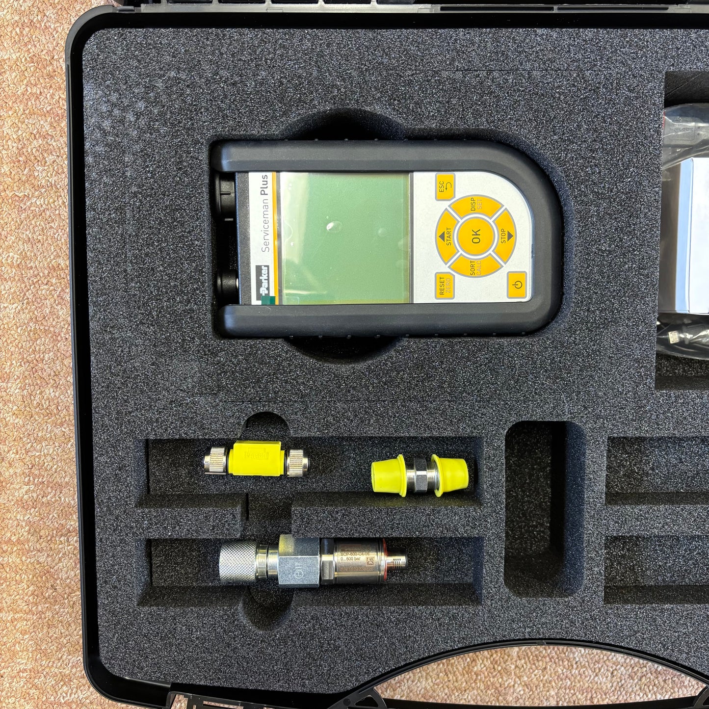 Parker Sensocontrol 8 - 300L/min Flow & Pressure Test Kit