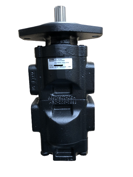 20/925337 Genuine Parker / JCB 3CX Twin Hydraulic Pump 29 + 23 CC/REV - Unwin Hydraulic Engineering