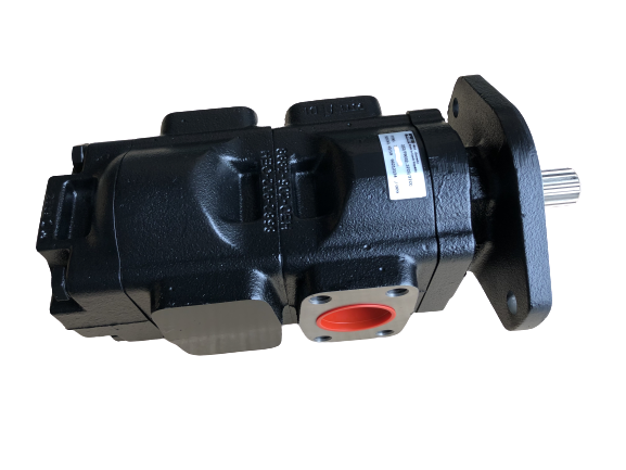 20/925337 Genuine Parker / JCB 3CX Twin Hydraulic Pump 29 + 23 CC/REV - Unwin Hydraulic Engineering