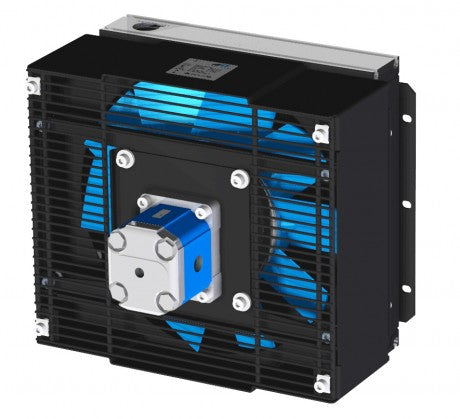 TT 11 rail Hydraulic motor Air Blast Oil Cooler TT11RH11 0.19KW - Unwin Hydraulic Engineering