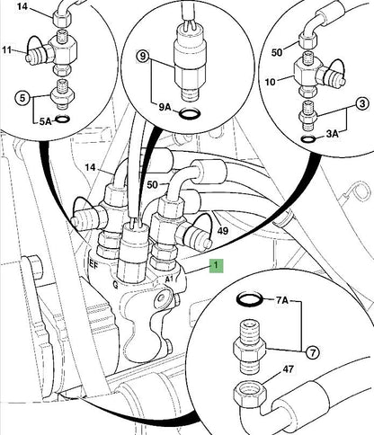 20/925468 JCB Genuine Parker Hydraulic Brake/Charge Pump 20 CC/REV